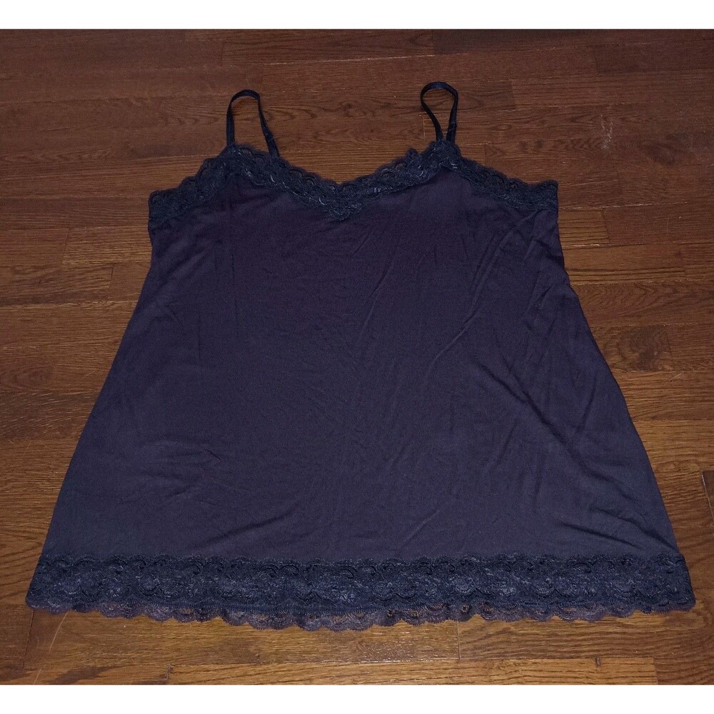 NEW Lane Bryant Essential Lace Cami Womens 18/20 Navy Blue NWT Adjustable Straps